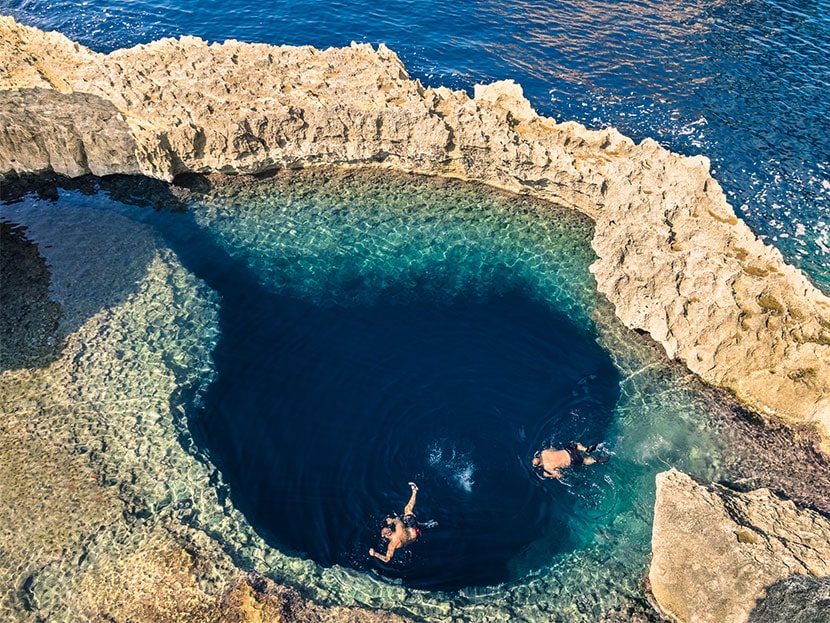The Blue Hole Gozo Malta -